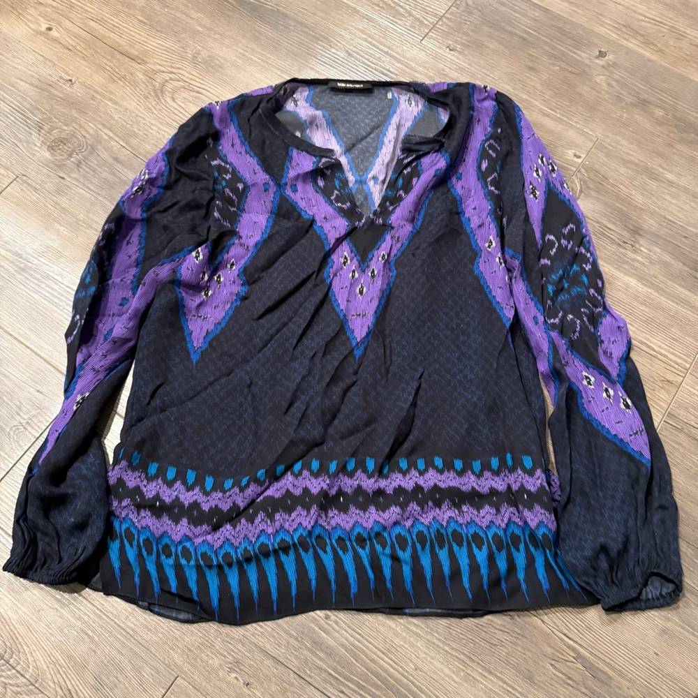Kobi Halperin Silk Printed Blouse Size Small
